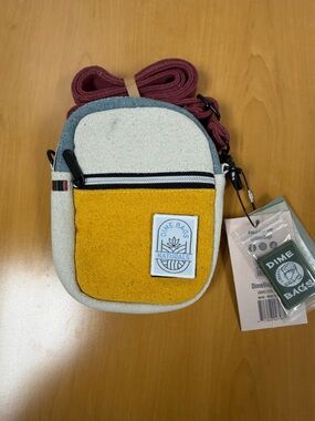Dime Bags Muse Boho Cream - Naturals Yellow Canvas Crossbody - Unisex